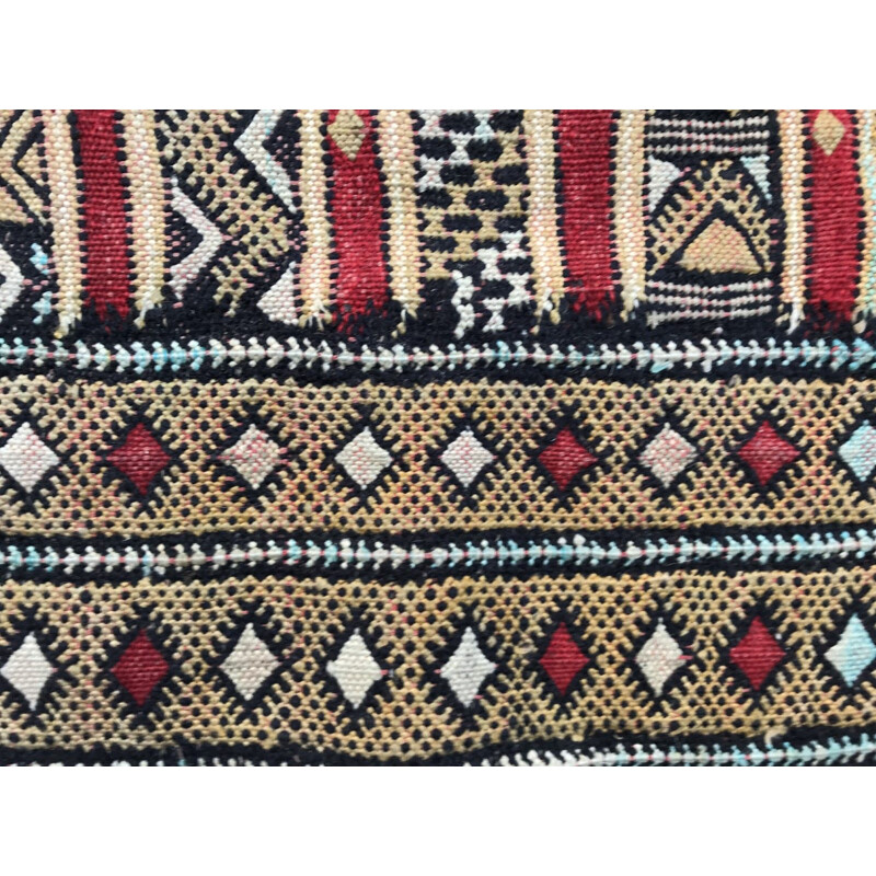 Tapis vintage Kilim du Maroc berbere