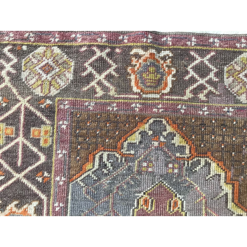 Vintage Turkish carpet made of wool