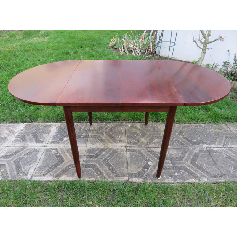 Vintage extendable rosewood table Denmark 1960