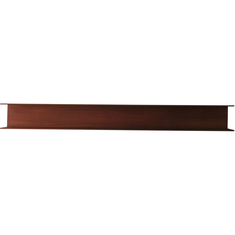 Vintage teak wall shelf by Walter Wirz