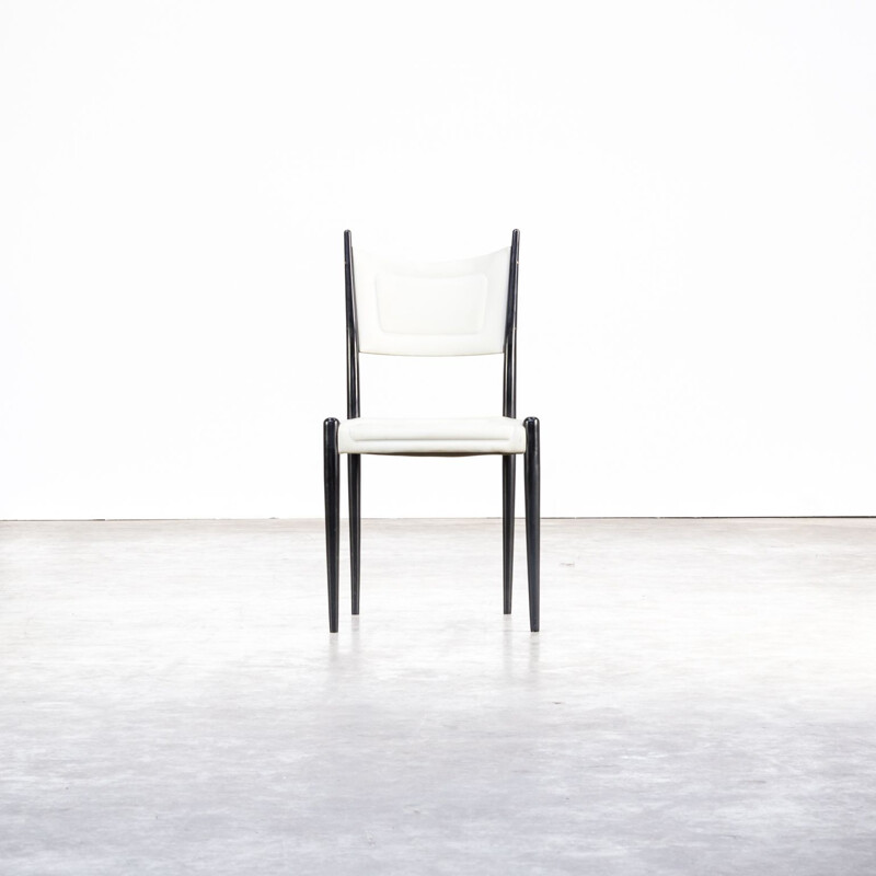Suite de 6 chaises blanches par G-Plan