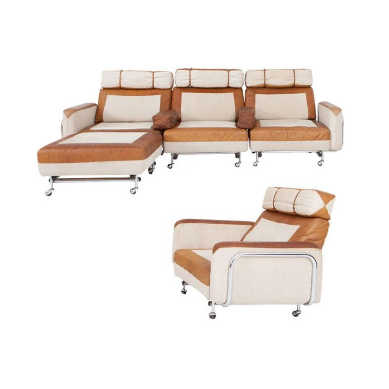 Vintage space age modular sofa