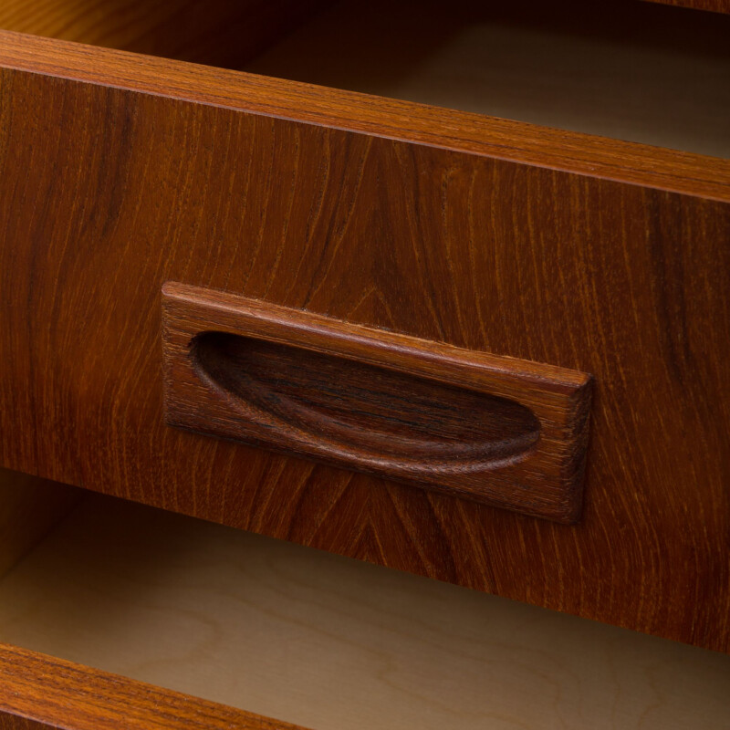 Vintage small Danish desk in teak