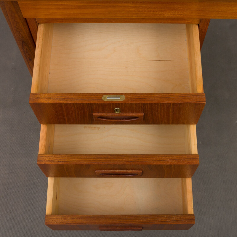 Vintage small Danish desk in teak