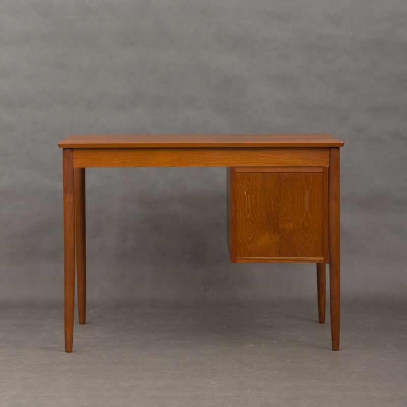 Vintage small Danish desk in teak