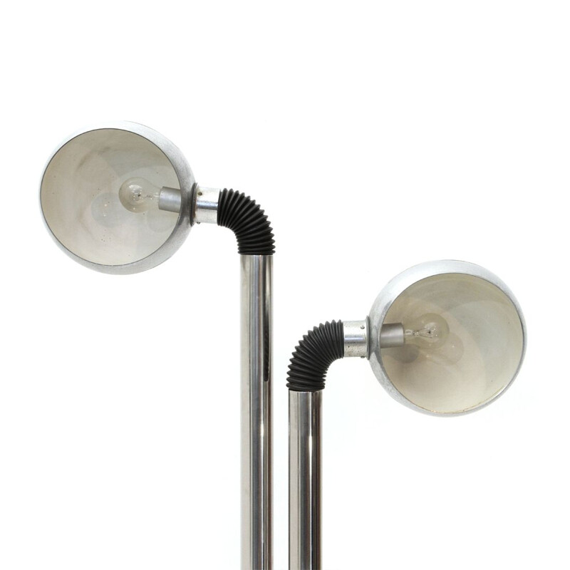 Vintage Italian floor lamp in metal