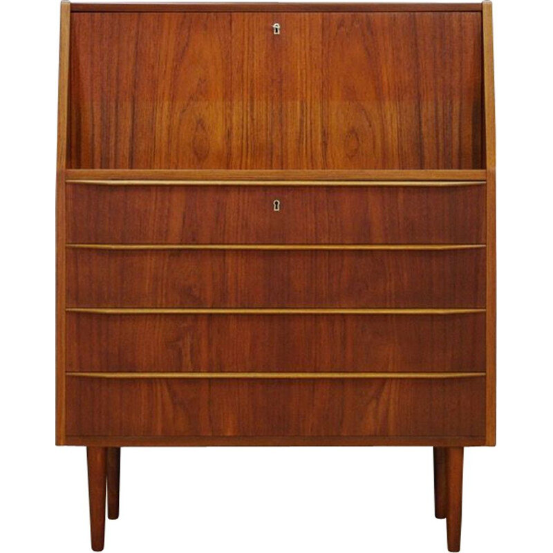 Vintage Danish secretary in teak