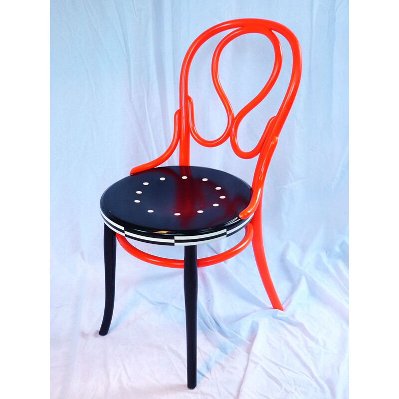 Vintage Stuhl rot von Thonet