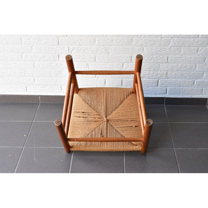 Vintage chair J39 in oak by Børge Mogensen for FDB Mobler