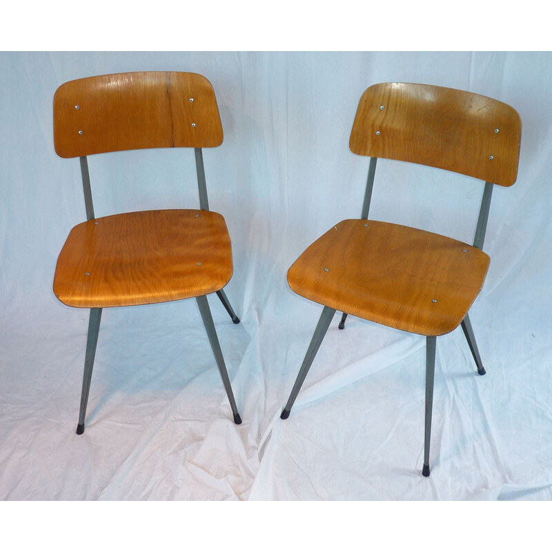 2 chaises vintage Marko holandaises vers 1950