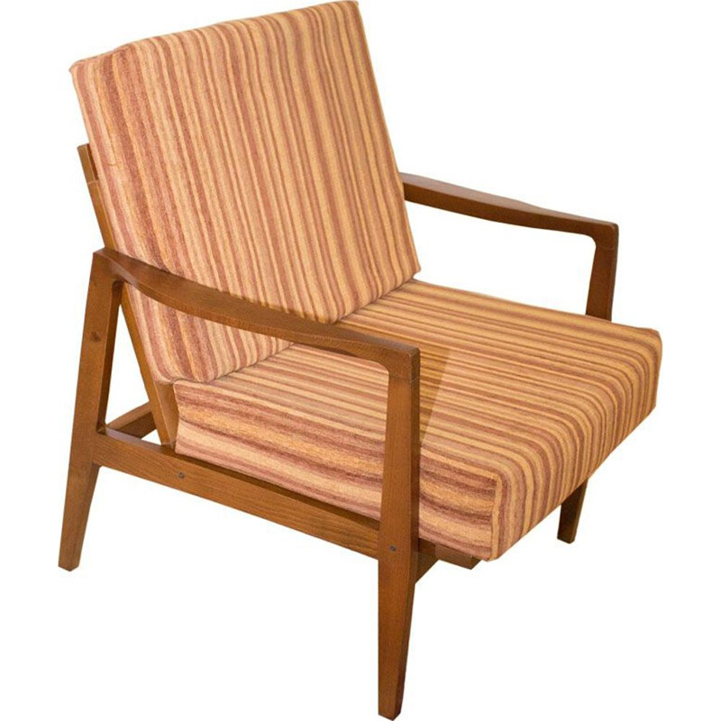 Vintage German armchair in wood