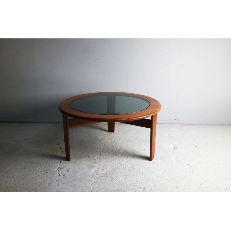 Vintage English circular coffee table by G Plan
