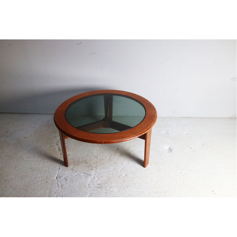 Vintage English circular coffee table by G Plan
