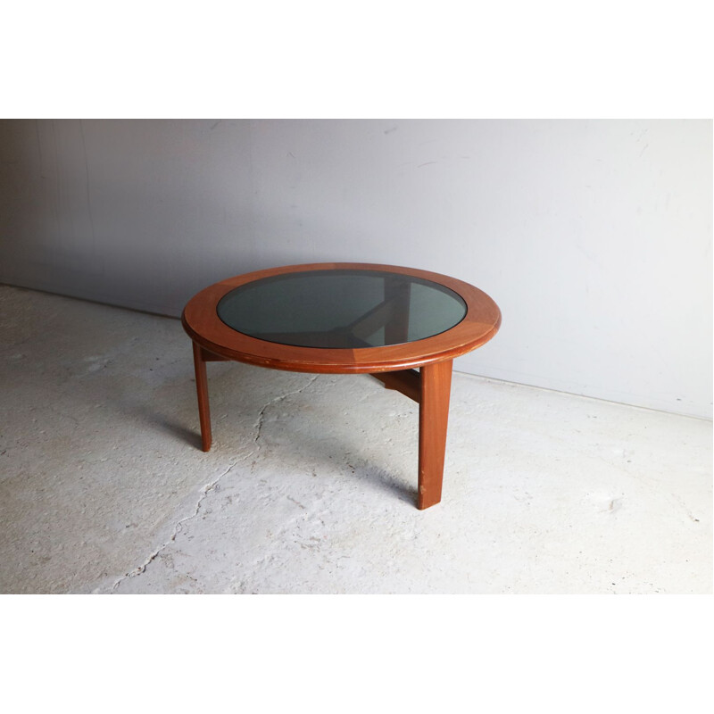 Vintage English circular coffee table by G Plan