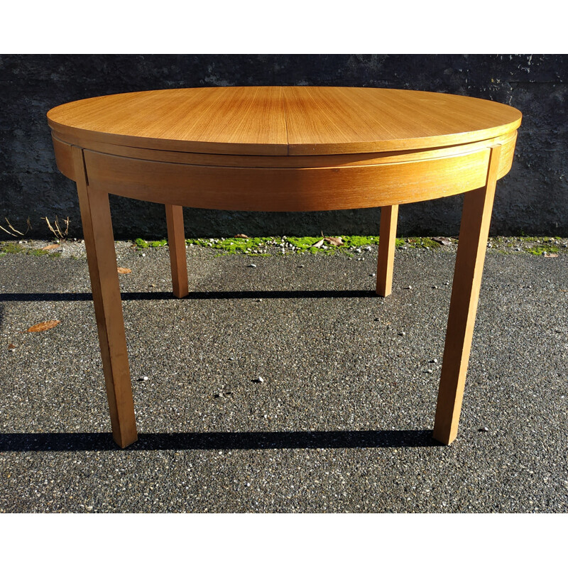 Vintage extandable teak table 1970