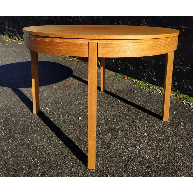 Vintage extandable teak table 1970