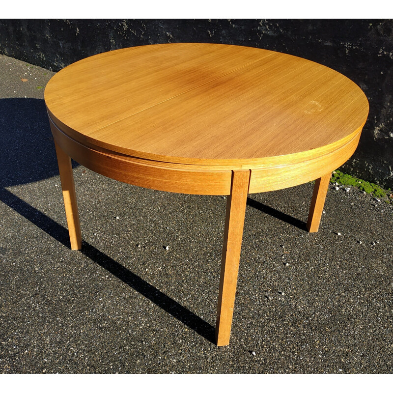 Vintage extandable teak table 1970