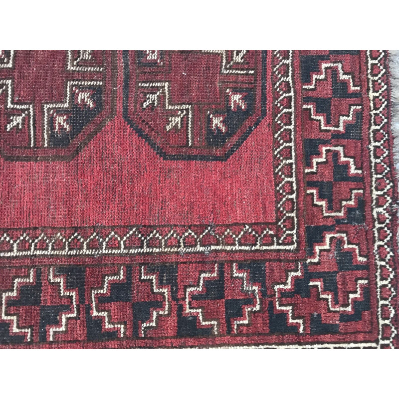 Vintage Afghan turkmen rug