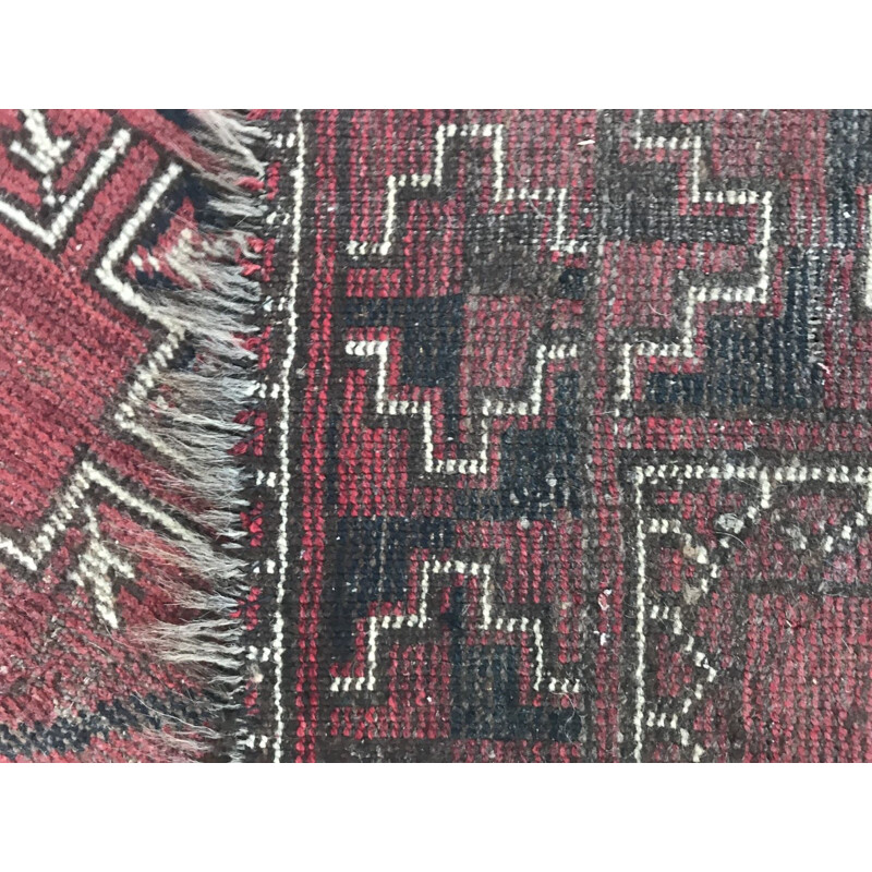 Vintage Afghan turkmen rug