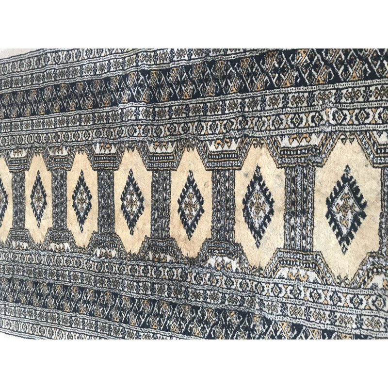 Vintage Pakistani corridor rug