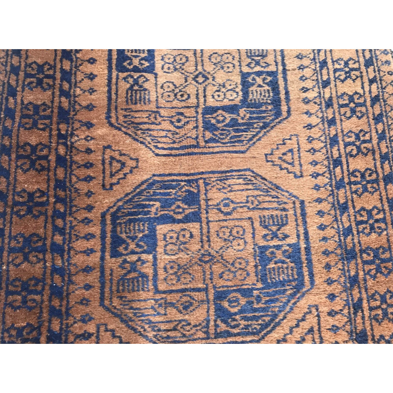 Vintage Afghan corridor rug