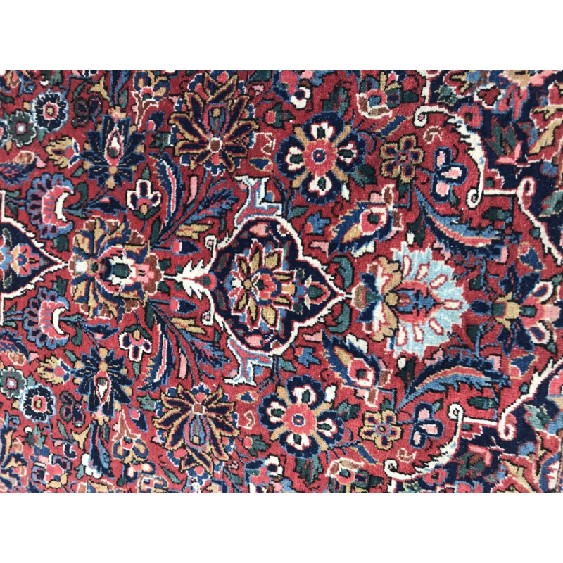 Vintage Persian Kashan rug