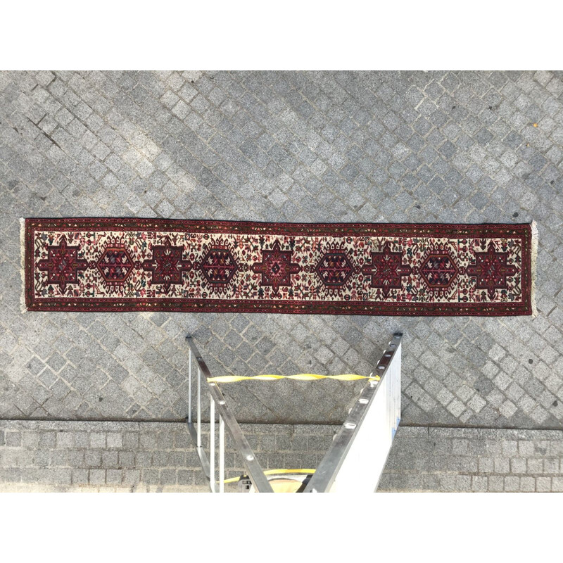 Vintage Persian Heriz rug