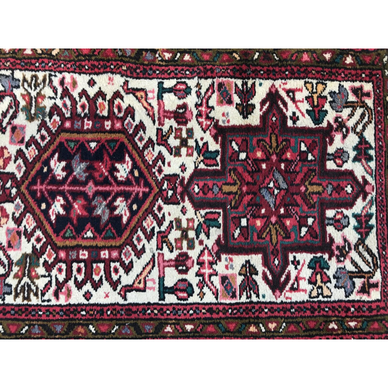 Vintage Persian Heriz rug