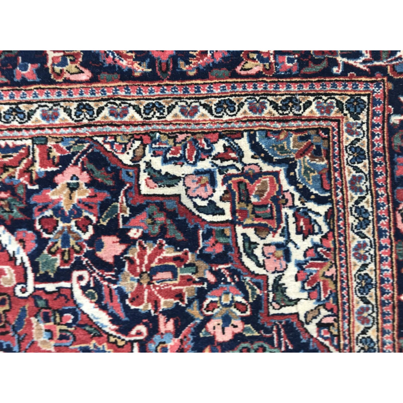 Vintage Persian Kashan rug