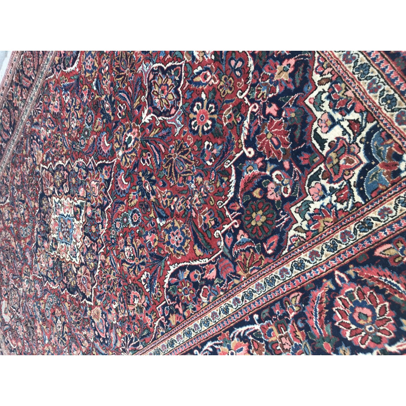 Vintage Persian Kashan rug