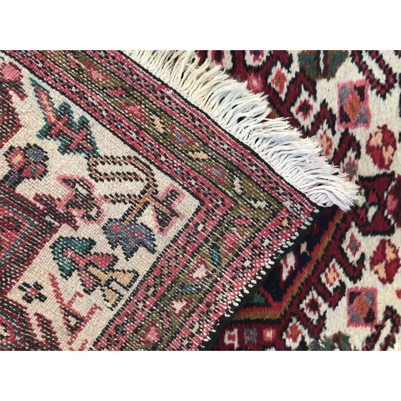 Vintage Persian Heriz rug