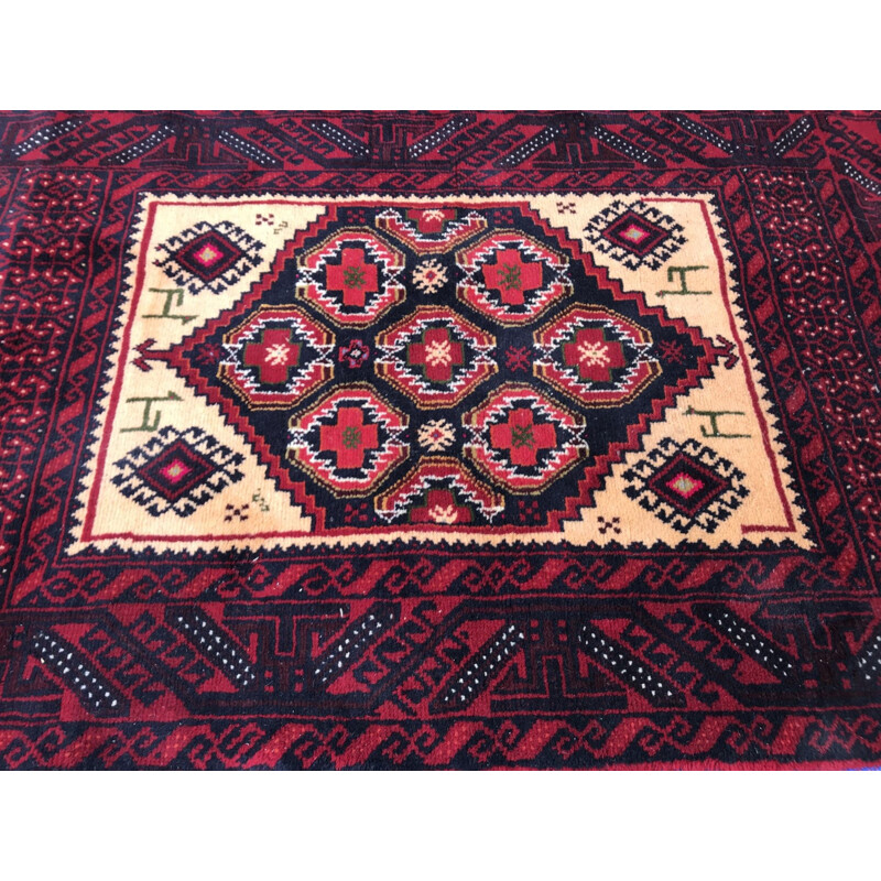 Vintage Persian Belutch done hand carpet