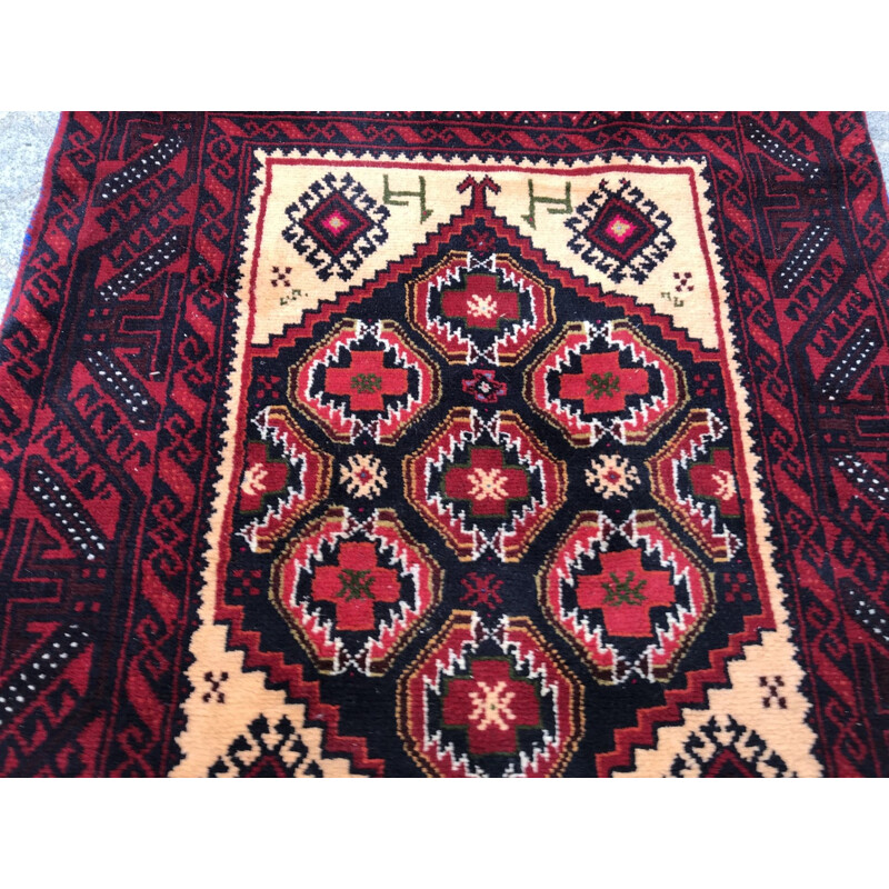 Vintage Persian Belutch done hand carpet