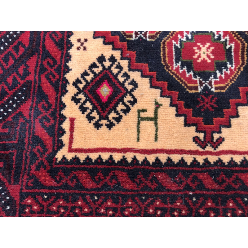 Vintage Persian Belutch done hand carpet