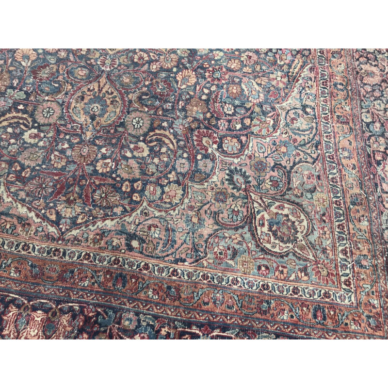 Large vintage Persian rug handmade