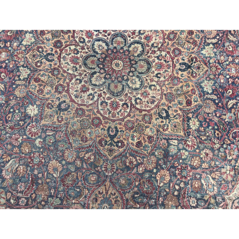 Large vintage Persian rug handmade