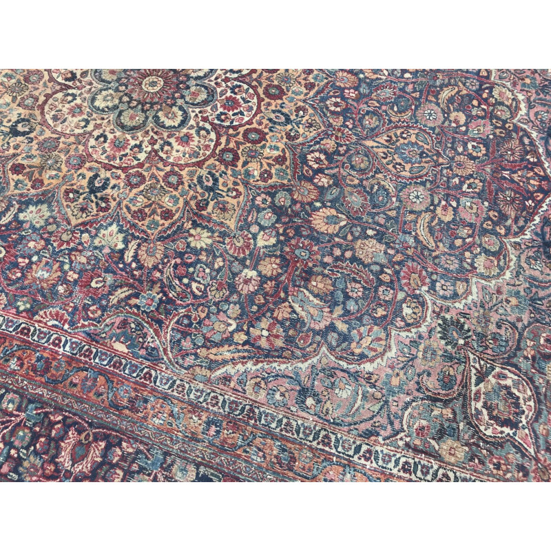 Large vintage Persian rug handmade