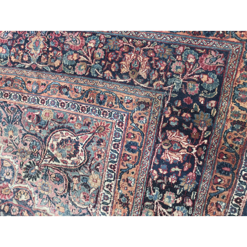 Large vintage Persian rug handmade