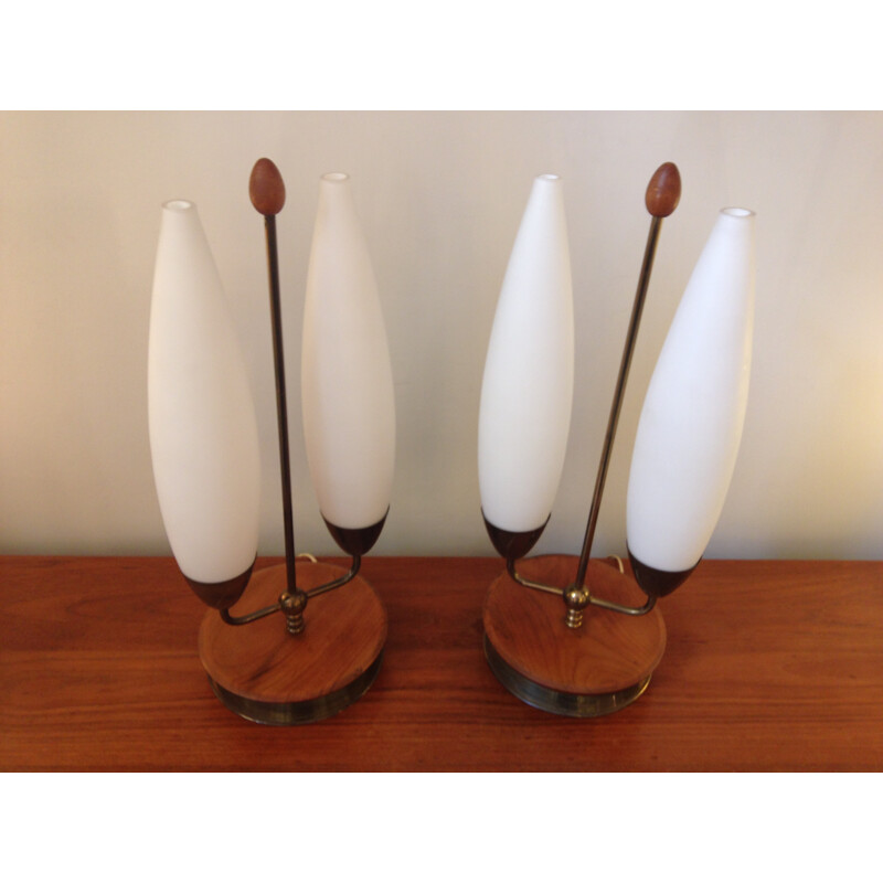 Pair of Danish lamps - 1960s