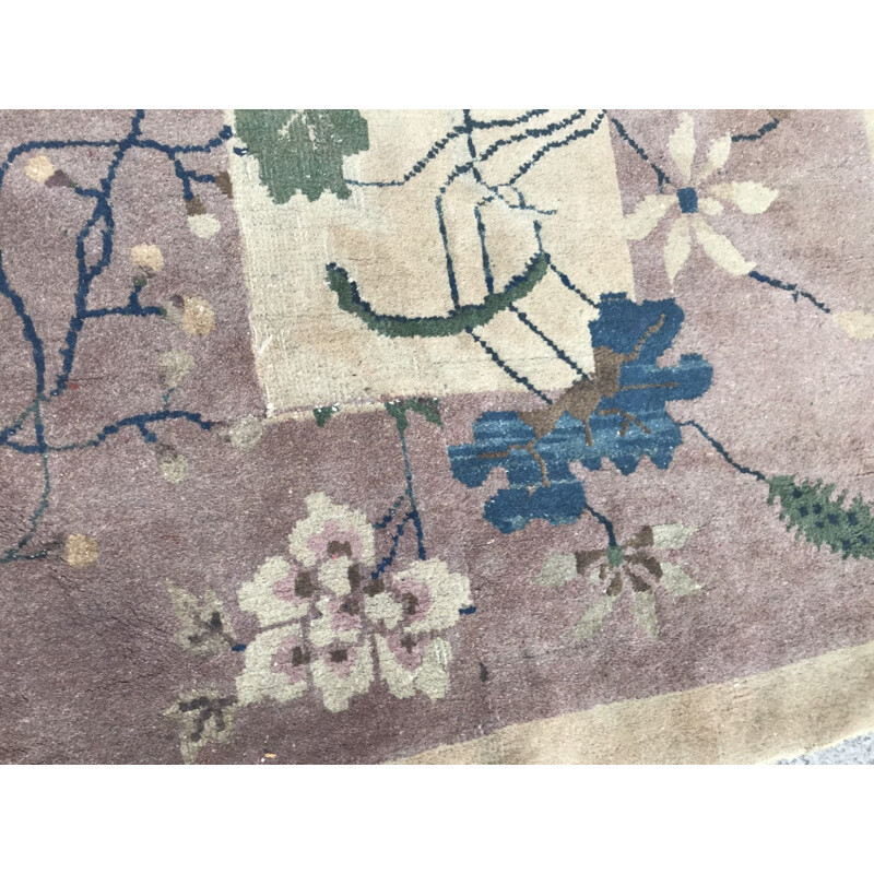 Vintage Chinese carpet in wool