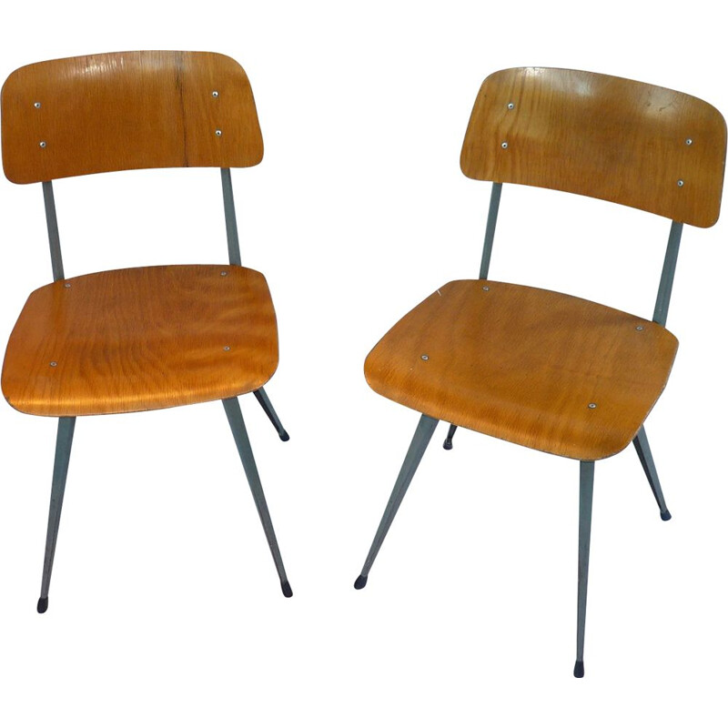 2 chaises vintage Marko holandaises vers 1950
