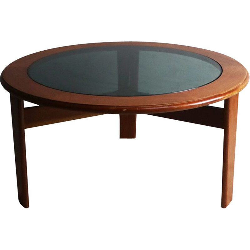 Vintage English circular coffee table by G Plan