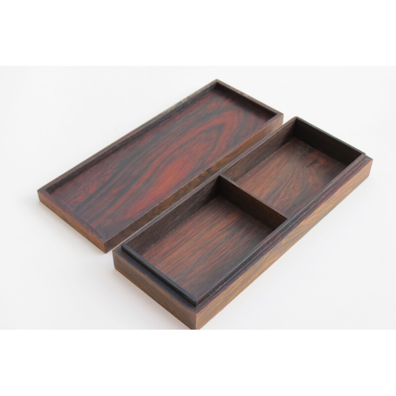 Vintage rosewood box by Hans Hansen