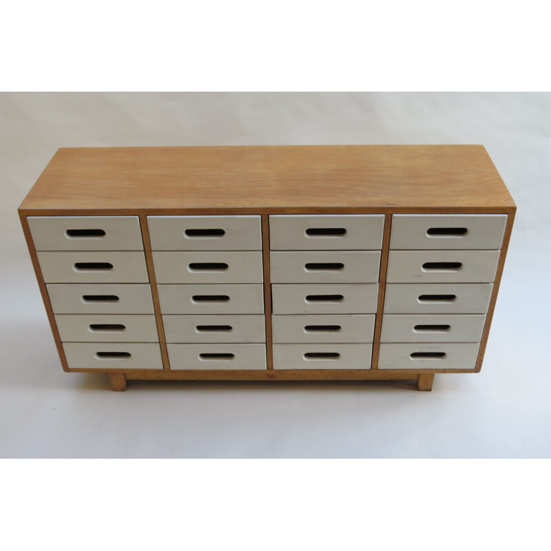 White chest of drawers by James Leonard