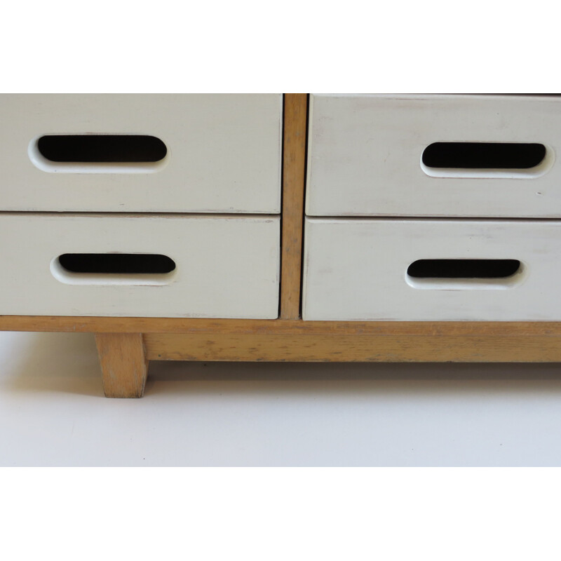 White chest of drawers by James Leonard