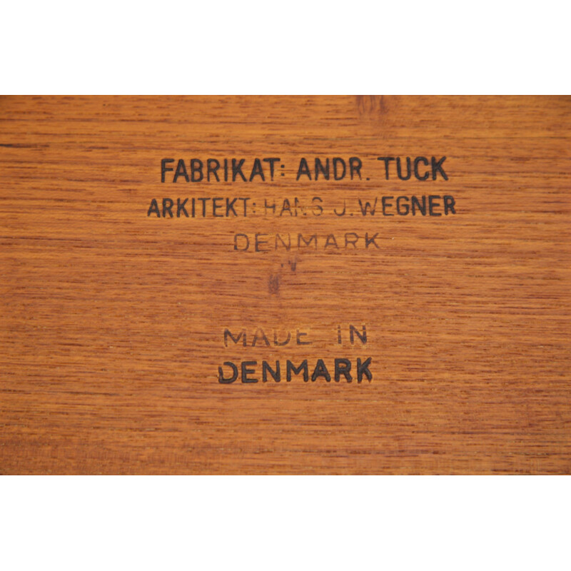 Desserte vintage danoise par Hans Wegner pour Andreas Tuck