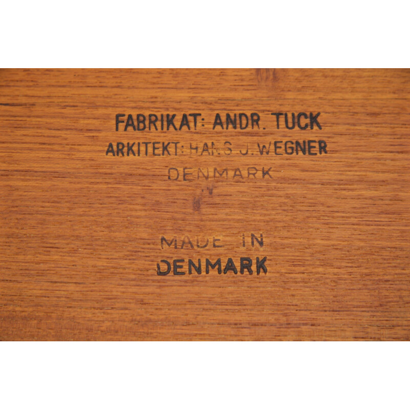 Vintage Danish serving trolley by Hans Wegner for Andreas Tuck