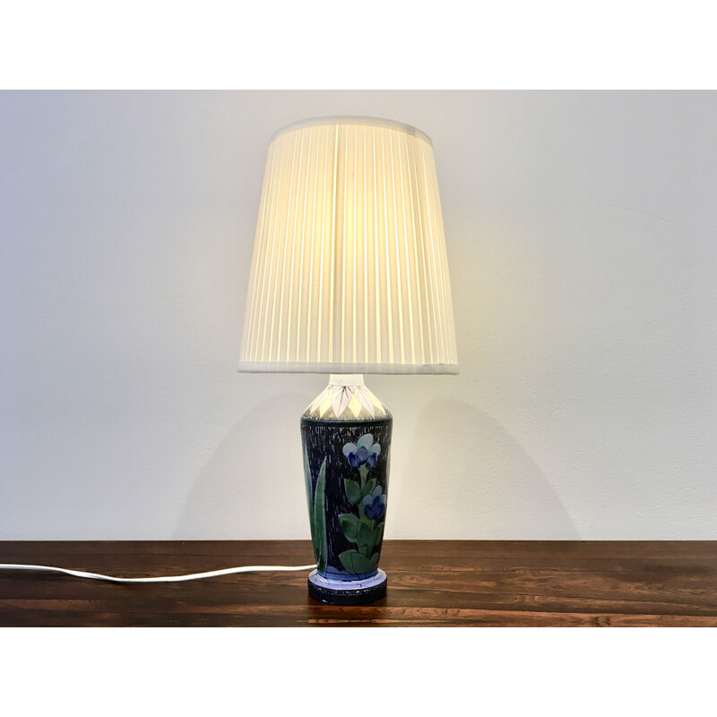 Lampe vintage suédoise en céramique par Alingsås