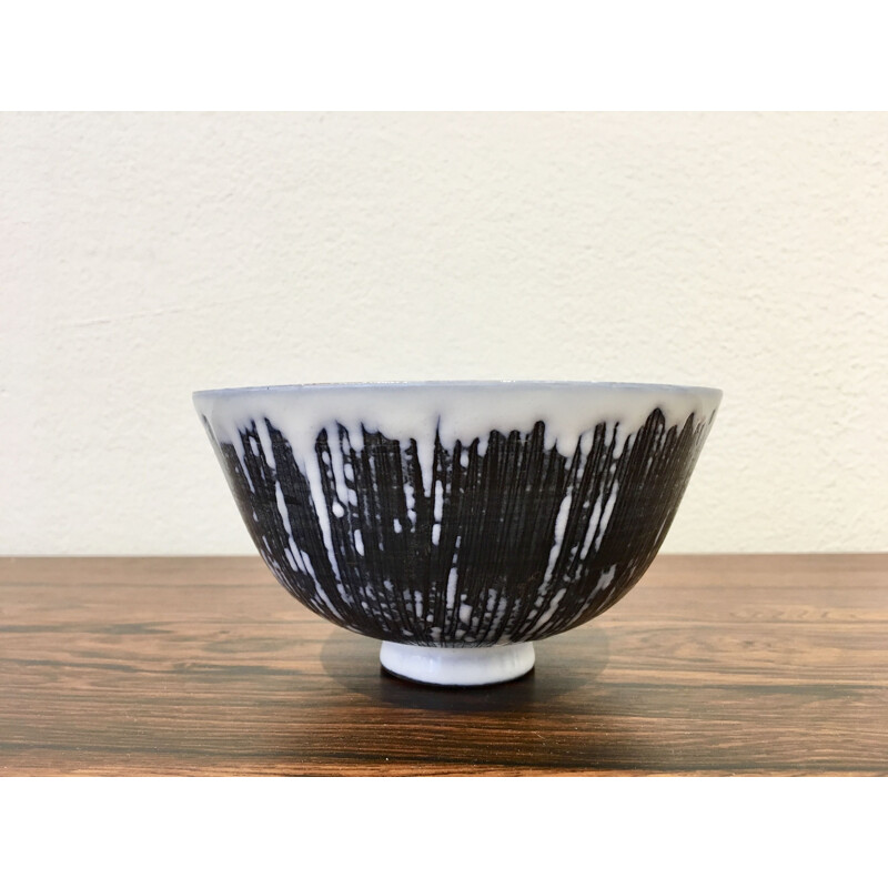 Vintage ceramic bowl by Alingsås, Sweden 1960