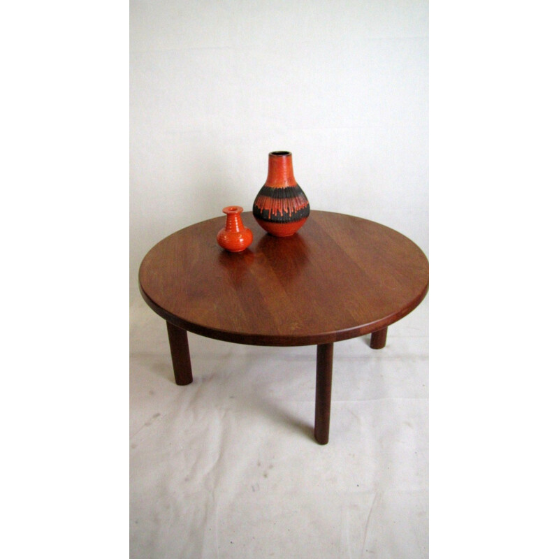 Vintage teakhouten salontafel van Nils Bach, Denemarken